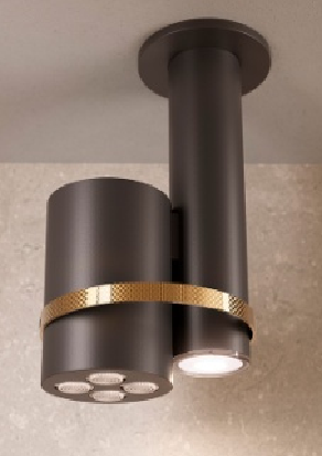 EYE I Ceiling shower head with color therapy. It includes keyboard. Voltage 100-240 V.