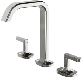 NEW MENORCA I 3 hole basin mixer 1/2"". Ceramic disc valves . Without pop-up waste. Flow rate??4 l/min. at 3 bar.